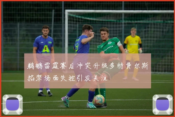 鹈鹕雷霆赛后冲突升级多特费尔斯掐架场面失控引发关注