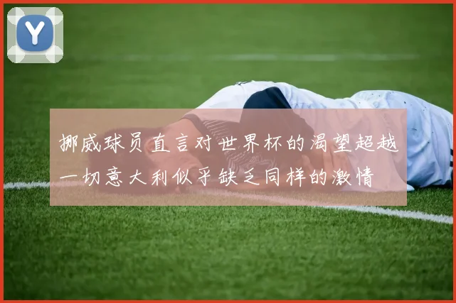 挪威球员直言对世界杯的渴望超越一切意大利似乎缺乏同样的激情